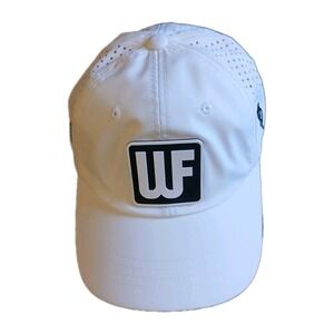 NWOT Wilson WF Performance  Golf Cap -Ford-White Size Ajustable 8.5'-9' #1580